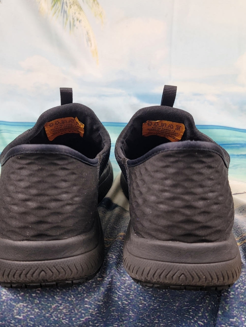 Skechers WORK Slip-Ins Slip Resistant Shoes Black Hands Free Womens 8.5 - Picture 8 of 10